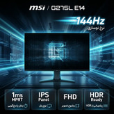 مانیتور گیمینگ 27 اینچ ام اس آی مدل G275L E14