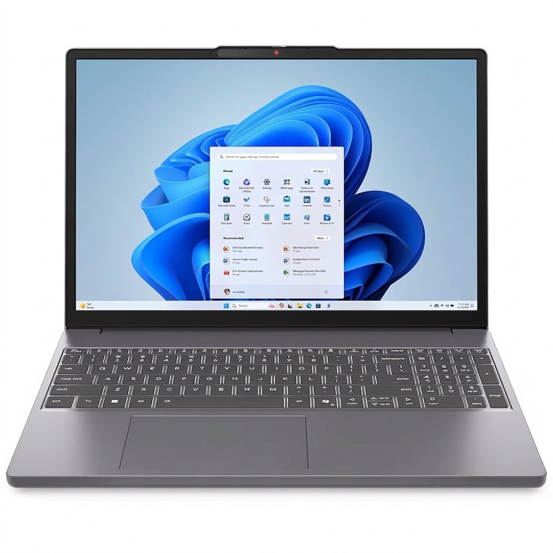 لپ‌تاپ 15.3 اینچی لنوو مدل IdeaPad Slim 3 15IRH10، مجهز به پردازنده Core i7-13620H، رم 16 گیگابایت DDR5، حافظه SSD با ظرفیت 512 گیگابایت، نمایشگر WUXGA با پنل IPS، نورپردازی تک‌رنگ کیبورد، وبکم HD با شاتر حریم خصوصی
