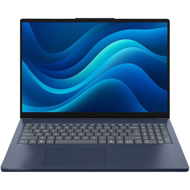 لپ‌تاپ 16 اینچی لنوو مدل IdeaPad Slim 3 16IRH10، پردازنده Core i5-13420H، رم 8 گیگابایت DDR5 با فرکانس 4800 مگاهرتز، حافظه داخلی SSD با ظرفیت 512 گیگابایت، نمایشگر IPS با وضوح 1920x1200 و کیبورد با نورپردازی تک‌رنگ