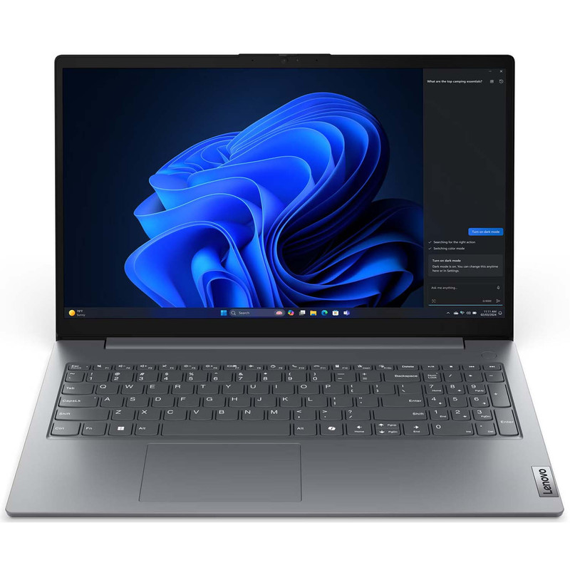 لپ‌تاپ 15.6 اینچی لنوو مدل V15 G5 IRL، پردازنده Core i5-13420H، نمایشگر Full HD با پنل TN و روکش مات، رم 8 گیگابایت DDR5، حافظه SSD با ظرفیت 512 گیگابایت، پشتیبانی از Wi-Fi 6، Bluetooth 5.2 و وبکم HD 720p با شاتر حریم خصوصی، سیستم عامل ویندوز