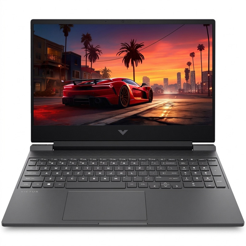 لپ‌تاپ 15.6 اینچی اچ‌پی Victus Gaming 15-fa2021nia با پردازنده Core i7-13620H، کارت گرافیک GeForce RTX 3050 با 6 گیگابایت حافظه، 16 گیگابایت رم DDR4، حافظه SSD با ظرفیت 512 گیگابایت، نمایشگر Full HD با نرخ نوسازی 144 هرتز و سیستم عامل ویندوز
