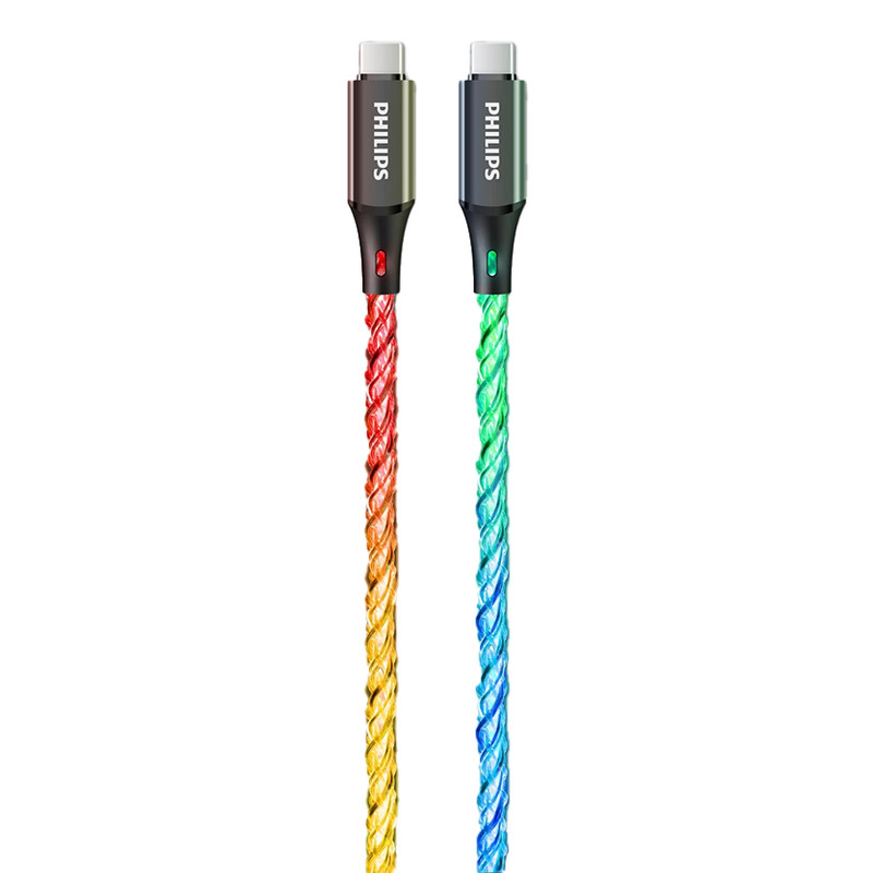 کابل USB-C فیلیپس مدل DLC5140C طول 1.2متر