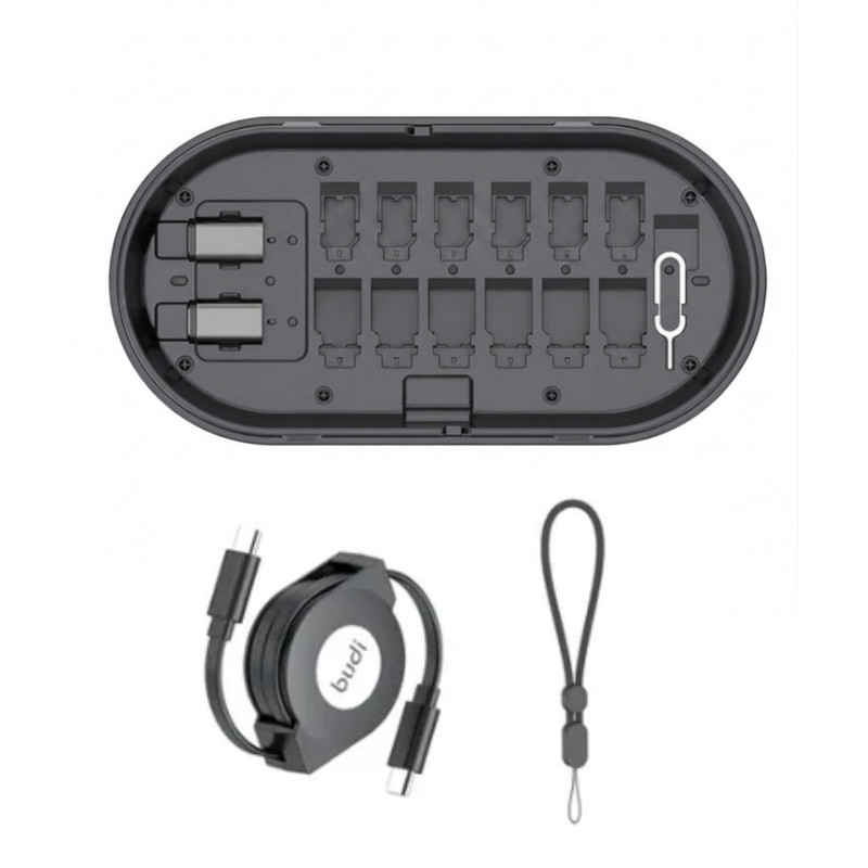 مجموعه لوازم جانبی موبایل بودی مدل WL566B به همراه کابل USB-C و بند