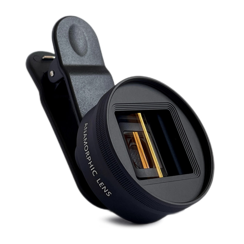 لنز کلیپسی موبایل سندمارک مدل Anamorphic 1.33x (Gold Flare)