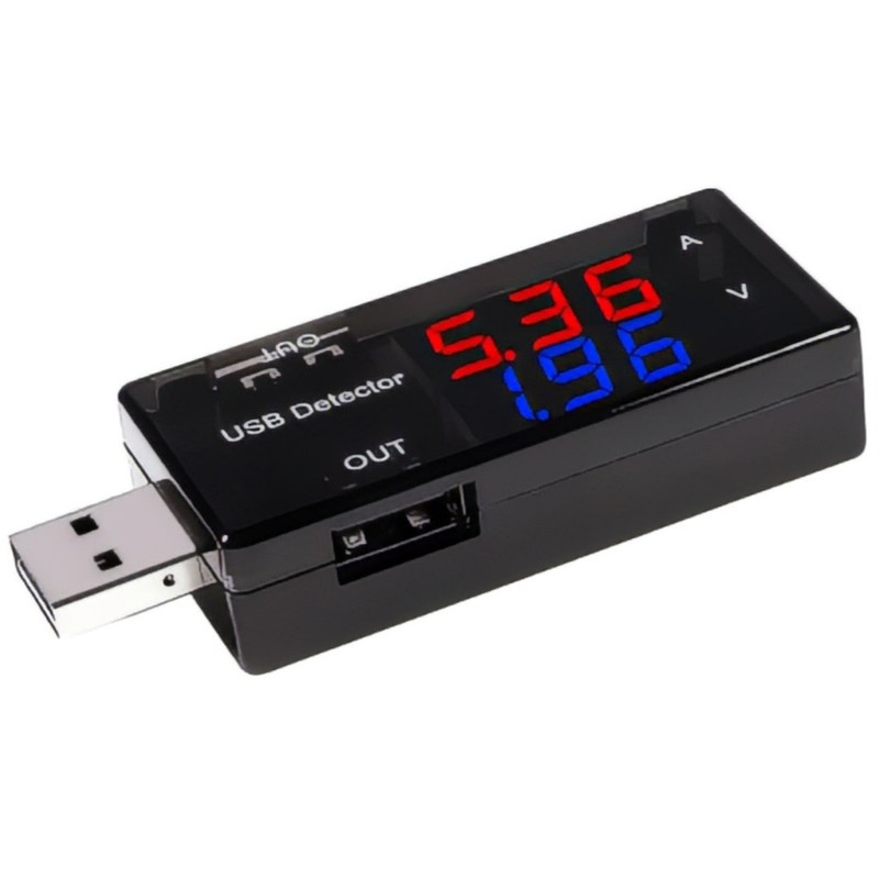 تستر USB و مانیتورینگ شارژ مدل دو خروجی