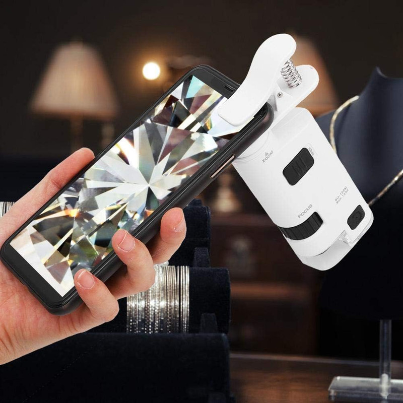 ذره بین میکروسکوپ کلیپسی موبایل مدل B0828446WJ