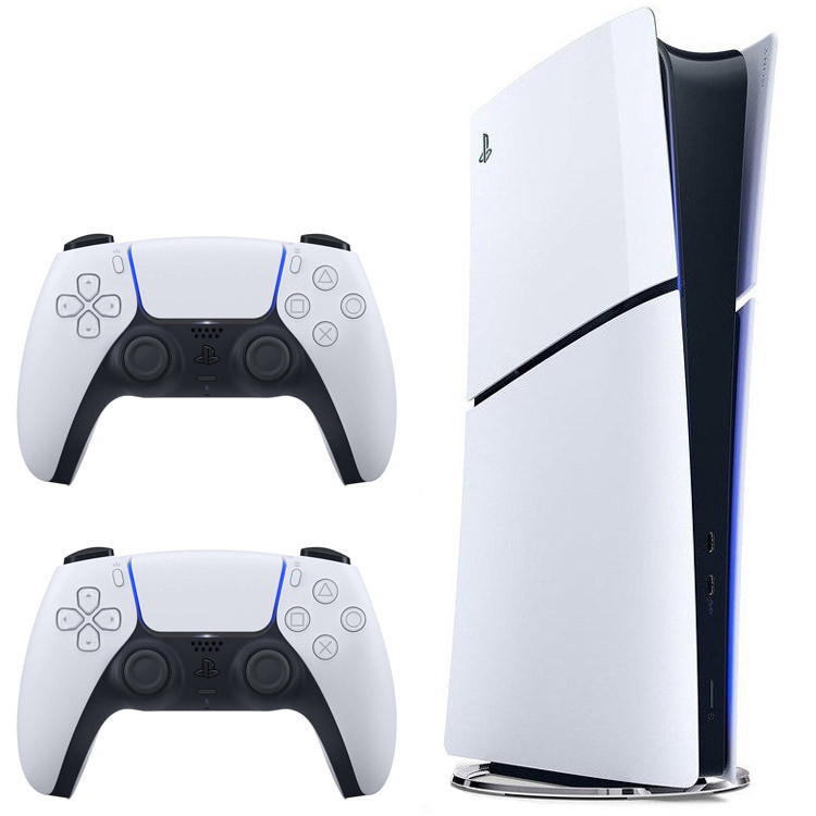 کنسول بازی سونی مدل PlayStation 5 Slim Digital Edition ظرفیت یک ترابایت ریجن 2015 به همراه دسته اضافه