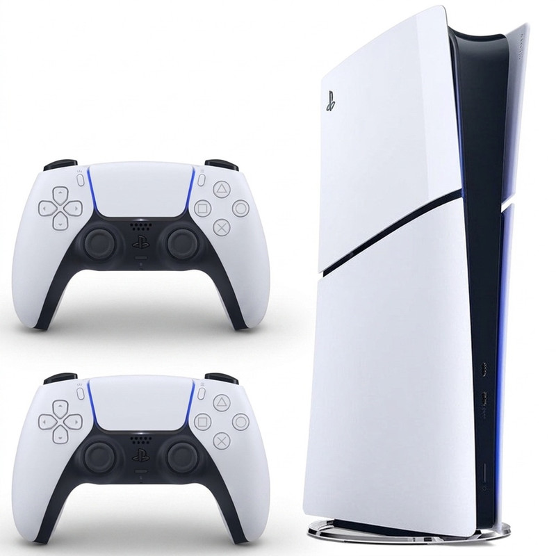 کنسول بازی سونی مدل PlayStation 5 Slim Digital Edition ظرفیت یک ترابایت ریجن 2015 به همراه دسته اضافه
