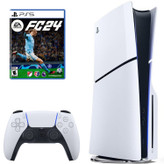 کنسول بازی سونی مدل PlayStation 5 Slim ظرفیت یک ترابایت ریجن اروپا 2016A به همراه بازی EA Sports FC 24