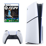 کنسول بازی سونی مدل PlayStation 5 Slim ظرفیت یک ترابایت ریجن اروپا 2016A به همراه بازی EA Sports FC 24