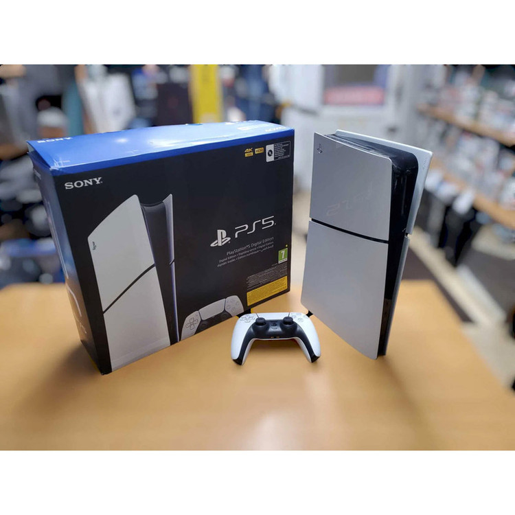 کنسول بازی سونی مدل PlayStation 5 Slim Digital Edition ظرفیت یک ترابایت ریجن 2016B اروپا به همراه دسته اضافه