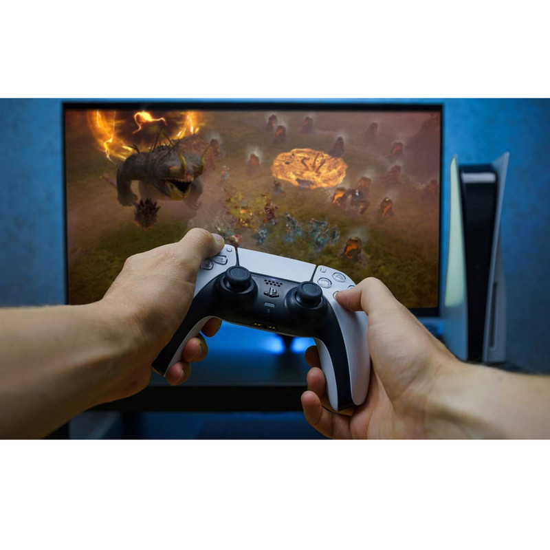 کنسول بازی سونی مدل PlayStation 5 Slim ریجن اروپا سری 2016A نسخه دیسکخور ظرفیت یک ترابایت به همراه بازی EA SPORTS FC 26