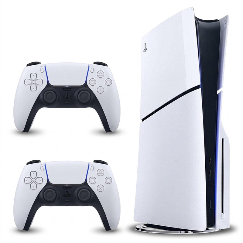 کنسول بازی سونی مدل PlayStation 5 Slim ظرفیت 1 ترابایت ریجن CFI-2116 اروپا به همراه دسته اضافی و بازی EA Sports FC 27