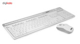 کیبورد بی سیم تسکو مدل TKM7106W همراه با موس بیسیم