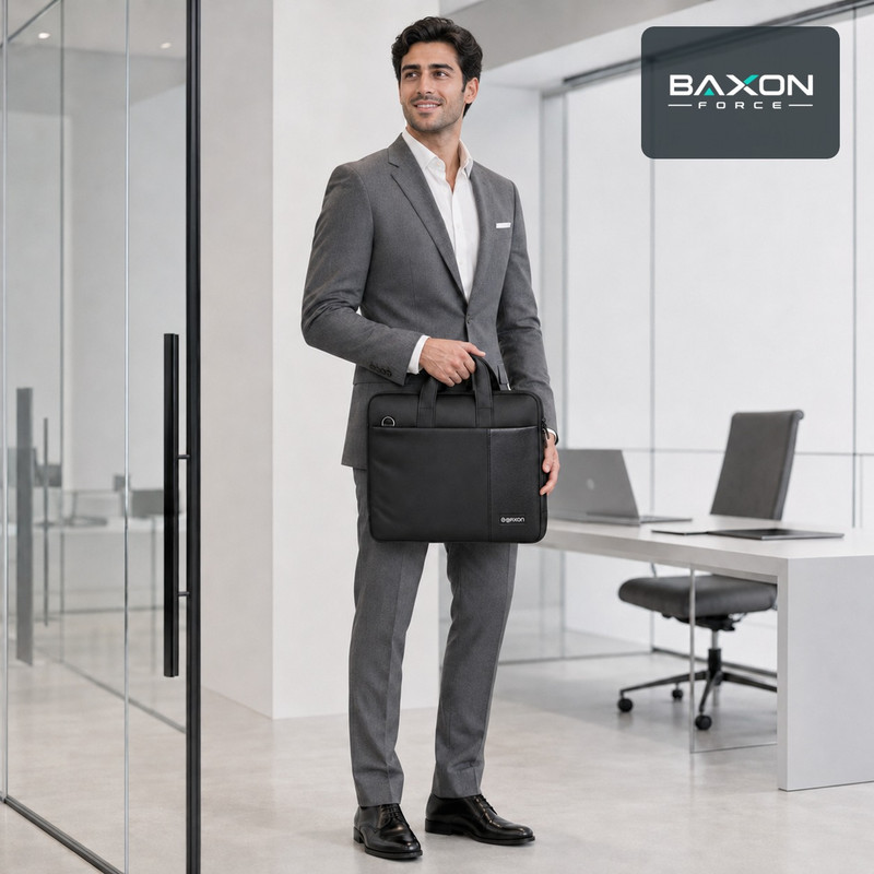 کیف لپ تاپ بگسون فورس مدل LR-1607 مناسب برای لپ تاپهای 15.6 اینچ، 13.5 تا 13 اینچ
