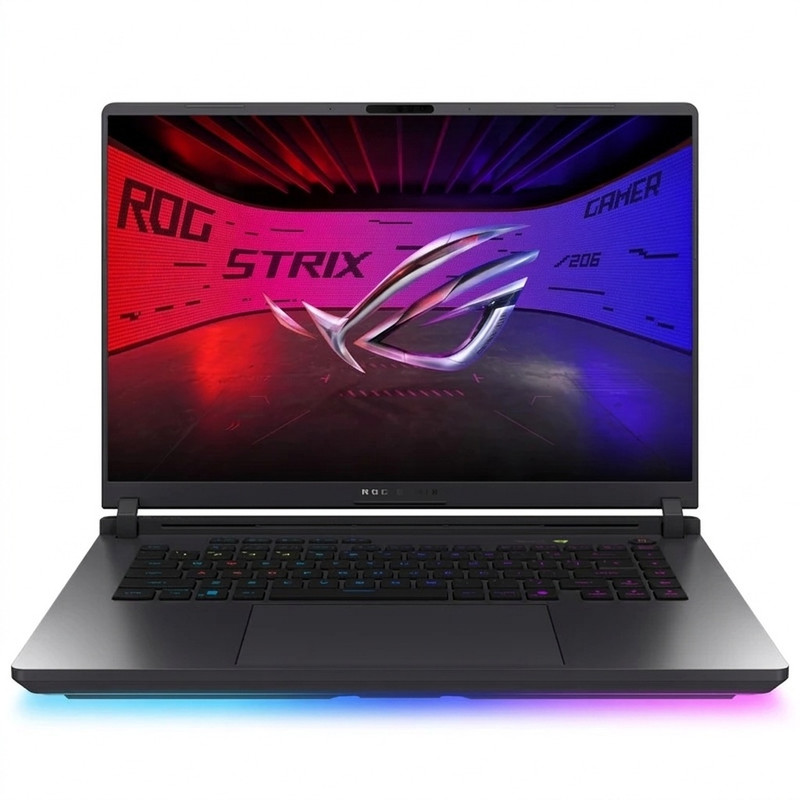 لپ تاپ 16 اینچی ایسوس مدل ROG Strix G16 G615JMR با پردازنده Core i7-14650HX، گرافیک RTX 5060 حافظه SSD با ظرفیت 1 ترابایت، رم 16 گیگابایت DDR5 و نمایشگر WUXGA با نرخ نوسازی 165 هرتز، سیستم عامل ویندوز