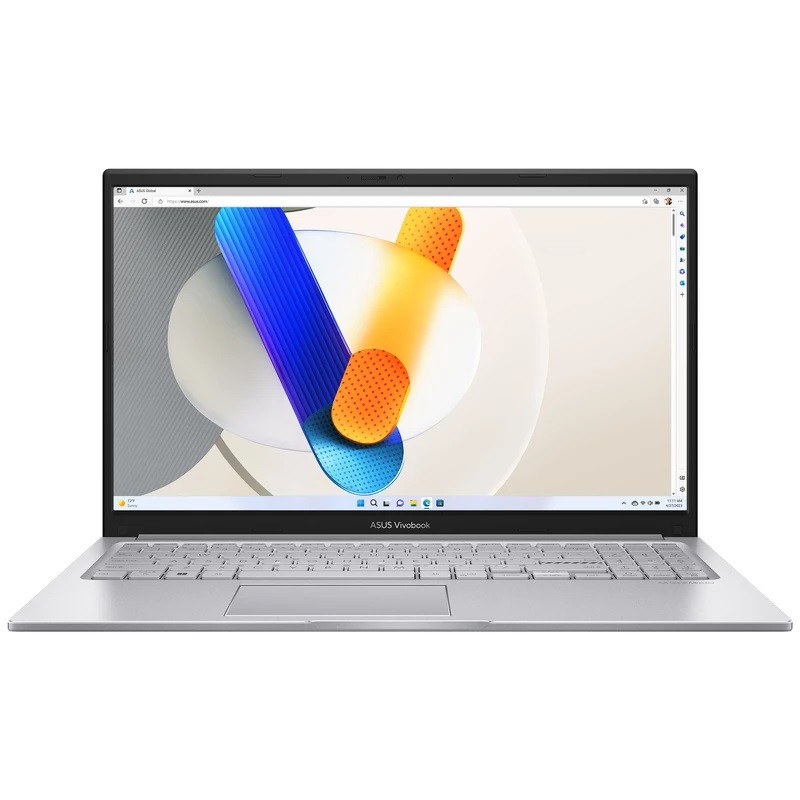 لپ‌تاپ 15.6 اینچی ایسوس مدل Vivobook 15 X1504VA، پردازنده Core 7 150U با 8 گیگابایت رم DDR4 قابل ارتقا، حافظه داخلی SSD با ظرفیت 512 گیگابایت قابل ارتقا، نمایشگر IPS Full HD مات