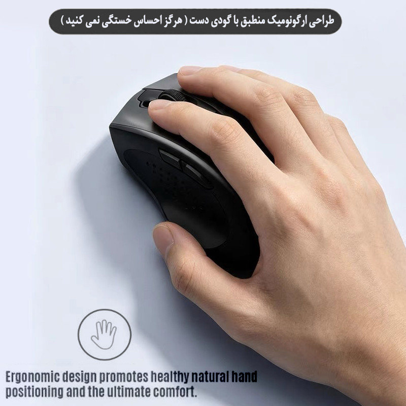 ماوس بی سیم ای فورتک مدل FSTYLER-FG-55-S-PLUS-SILENT