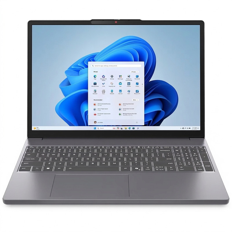 لپ‌تاپ 15.3 اینچی لنوو مدل IdeaPad Slim 3 15IRH10، مجهز به پردازنده Core i7-13620H، رم 8 گیگابایت DDR5، حافظه SSD NVMe با ظرفیت 512 گیگابایت، نمایشگر IPS با رزولوشن WUXGA و نرخ نوسازی 60 هرتز، شارژ سریع و شاتر حریم خصوصی وبکم