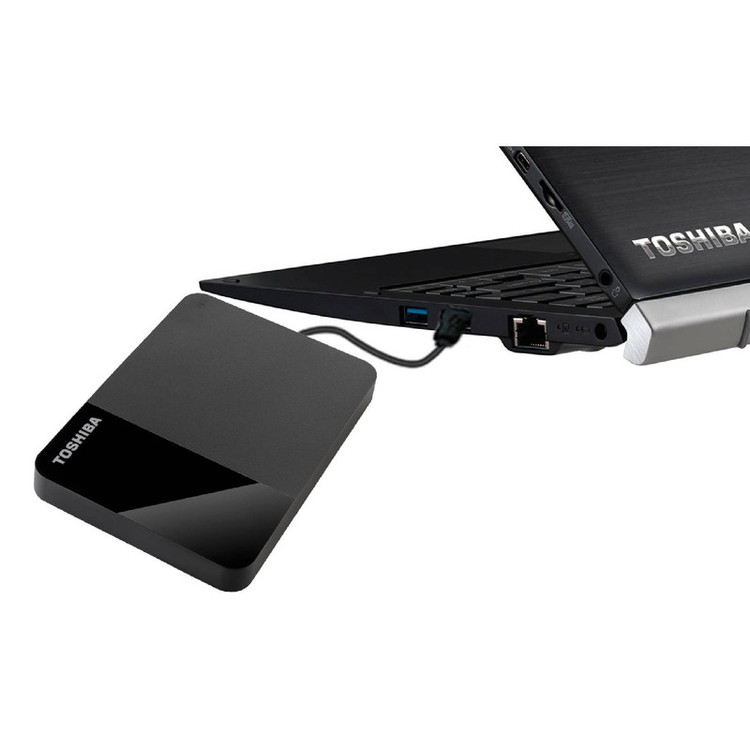 هارد اکسترنال توشیبا مدل Canvio Ready ظرفیت 4 ترابایت با استاندارد ارتباطی USB 3.2 Gen1