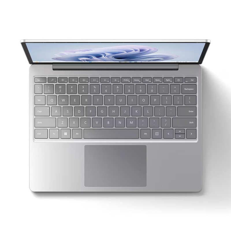 لپ تاپ 12.4 اینچی مایکروسافت مدل Surface Laptop Go 3 با پردازنده Core i5-1235U، رم 8 گیگابایت LPDDR5، حافظه SSD با ظرفیت 128 گیگابایت، صفحهنمایش لمسی PixelSense، ویندوز 11 پرو، وزن 1.12 کیلوگرم، شارژدهی تا 15 ساعت