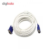 کابل VGA مدل BBK طول 15 متر