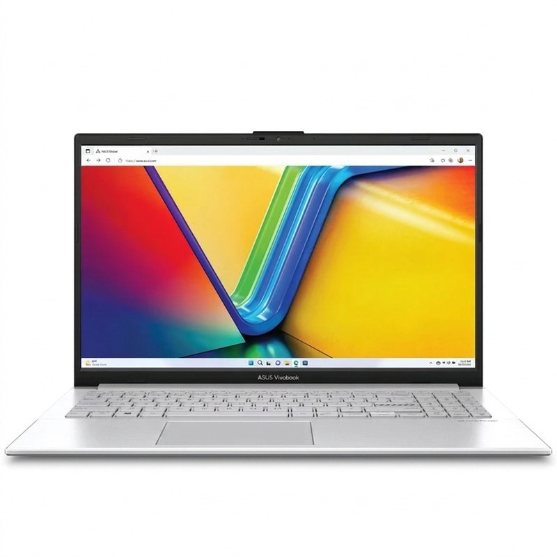 لپ‌تاپ 15.6 اینچی ایسوس مدل Vivobook Go 15 E1504FA-NJ009-R5 7520U، با 8 گیگابایت رم LPDDR5، حافظه SSD با ظرفیت 512 گیگابایتی ، نمایشگر Full HD مات، وبکم HD با درپوش لنز و استاندارد MIL-STD 810H