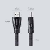 کابل 2.1 HDMI یوگرین مدل 80404-HD140 طول 3 متر