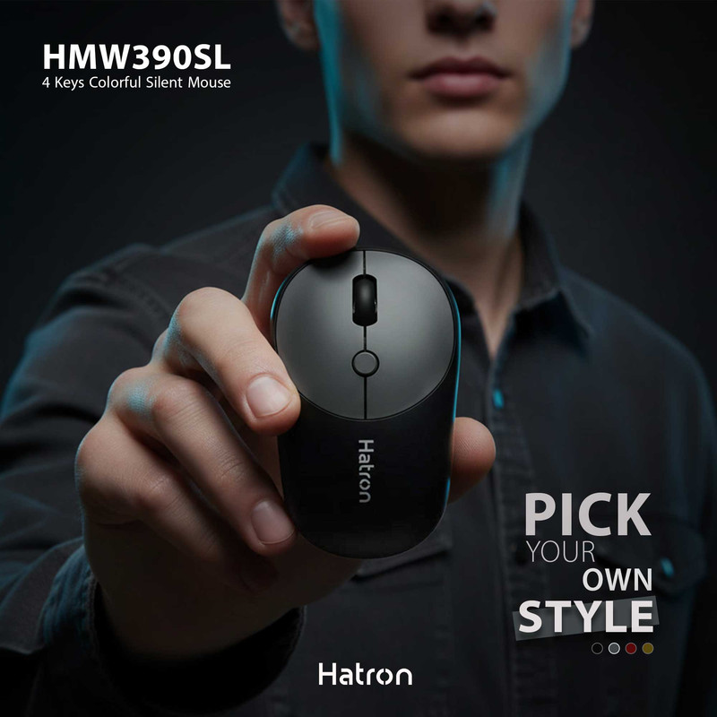 ماوس بی سیم هترون مدل HMW390SL