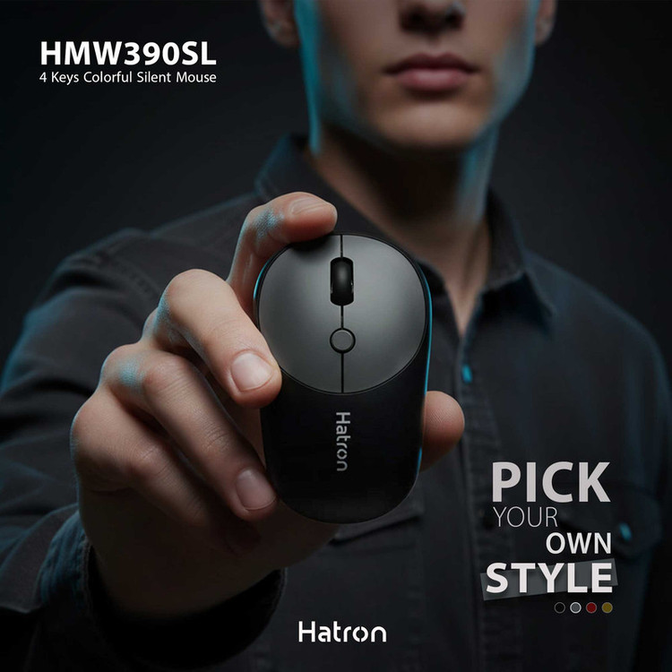 ماوس بی سیم هترون مدل HMW390SL