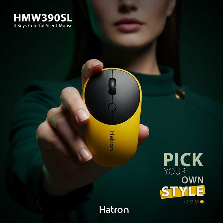 ماوس بی سیم هترون مدل HMW390SL