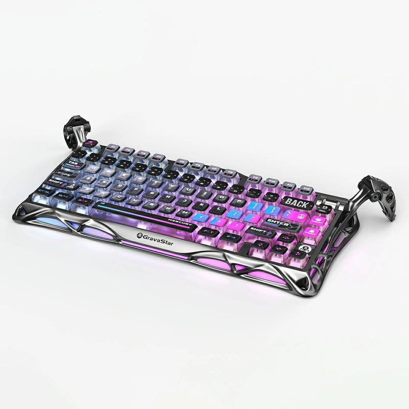 کیبورد مخصوص بازی گراوا استار مدل  Mercury K1 Pro Cyberpunk