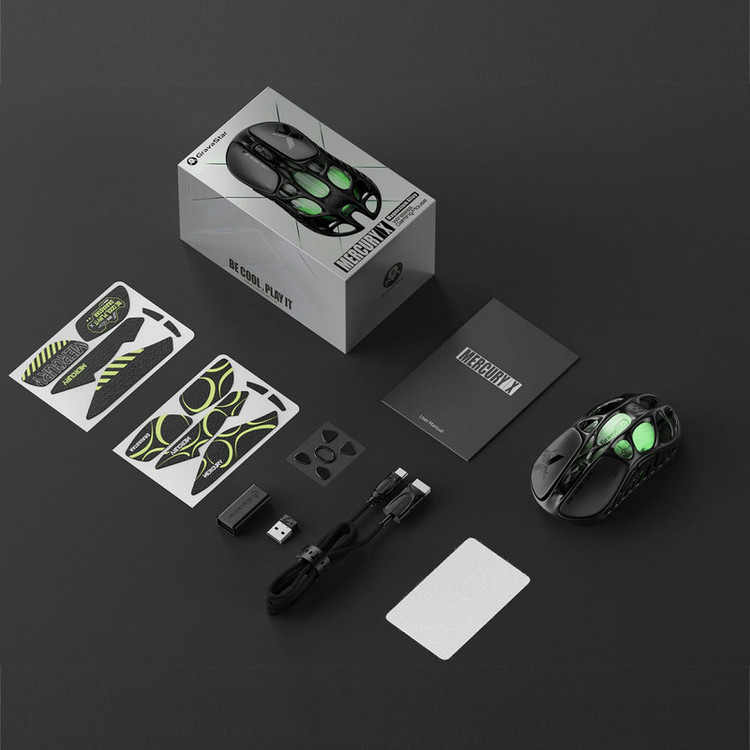 ماوس بی سیم گیمینگ گراواستار مدل Mercury X