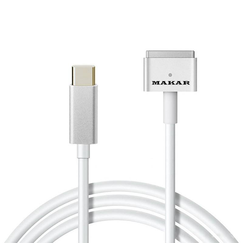 کابل شارژ مک بوک‌ USB-C to MagSafe2 ماکار مدل MK-Mag2 طول دو متر