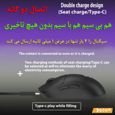 ماوس گیمینگ دوگانه بیسیم و باسیم بلادی مدل R_72_ULTRA_DUAL
