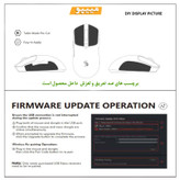 ماوس گیمینگ دوگانه بیسیم و باسیم بلادی مدل R_72_ULTRA_DUAL