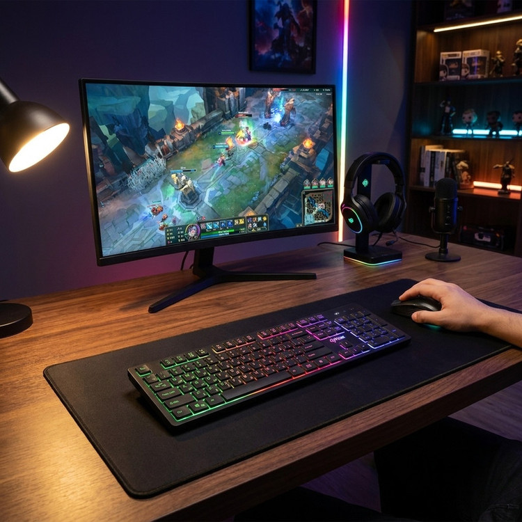 ست گیمینگ فاطر مدل CWR-7000 Keyboard & Mouse