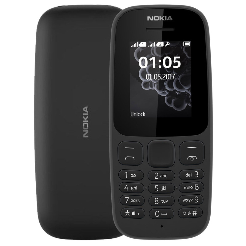 گوشی موبایل نوکیا مدل 105 -TA1034 دو سیم‌ کارت