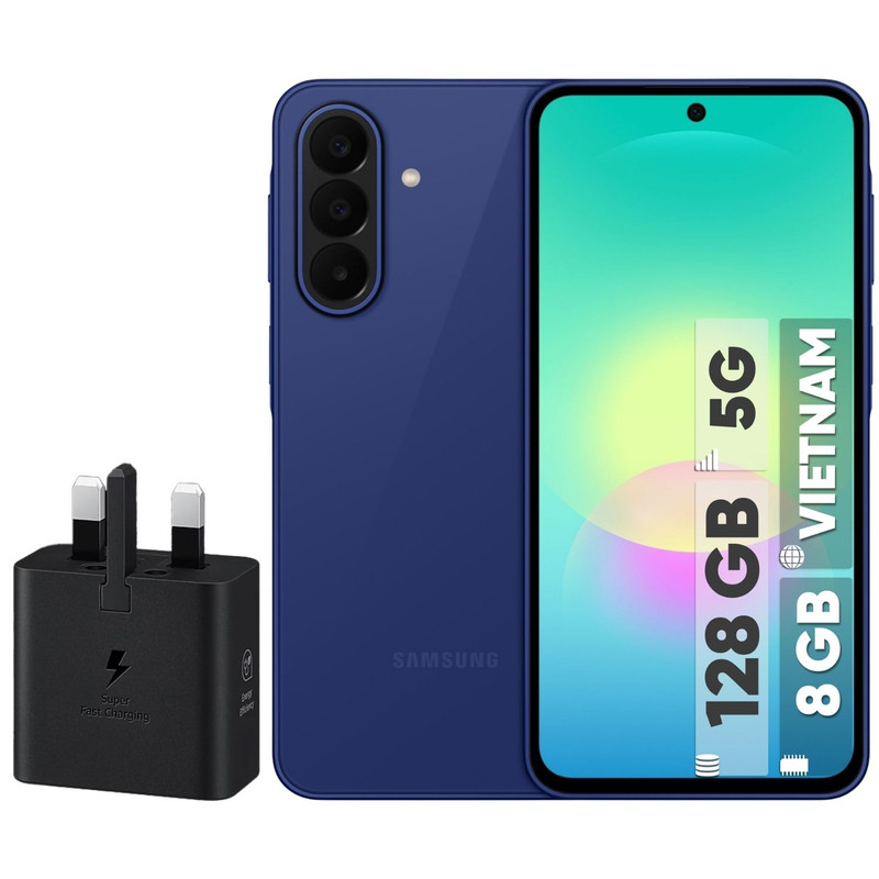گوشی موبایل سامسونگ مدل Galaxy A27 دو سیم کارت ظرفیت 128 گیگابایت و رم 8 گیگابایت - ویتنام - به همراه شارژر 25 وات سامسونگ