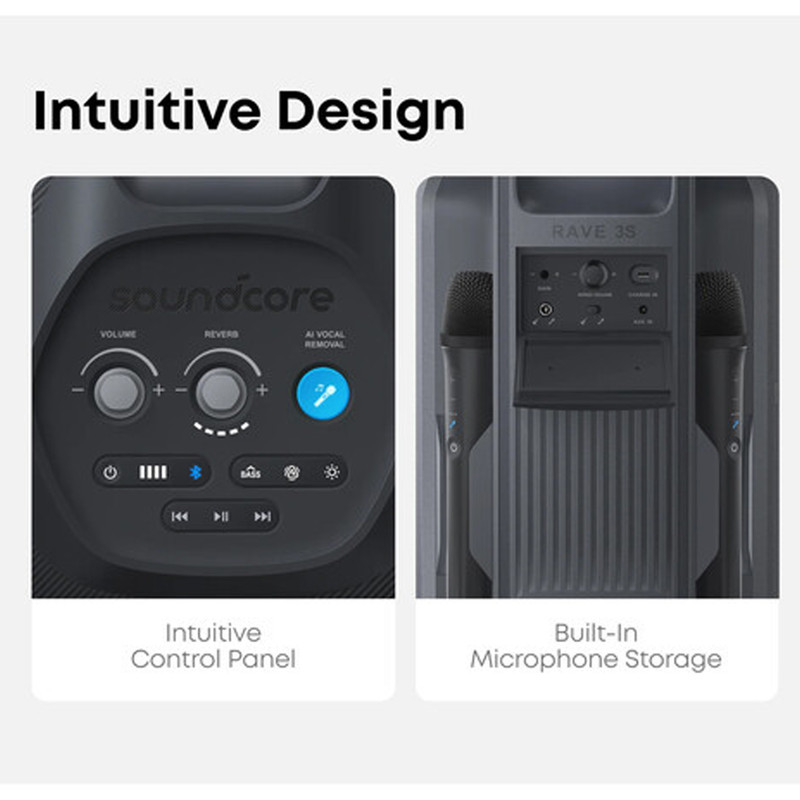اسپیکر بلوتوثی انکر مدل soundcore Rave 3S