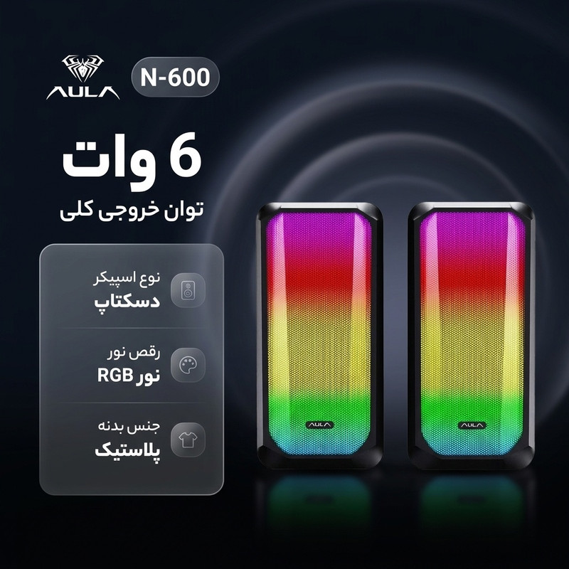 اسپیکر دسکتاپ آئولا مدل N-600