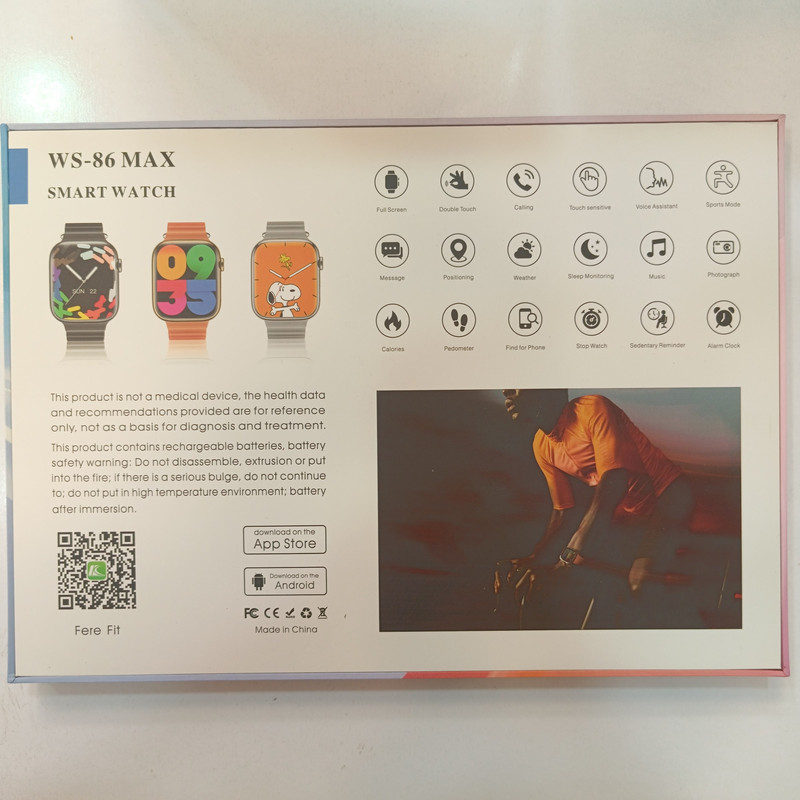 ساعت هوشمند ویسمی مدل ws-86 max