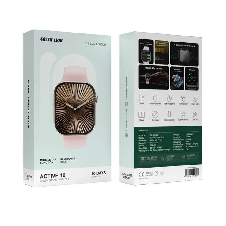 ساعت هوشمند گرین لاین مدل LAMEN ACTIVE ORGINAL 10 BT
