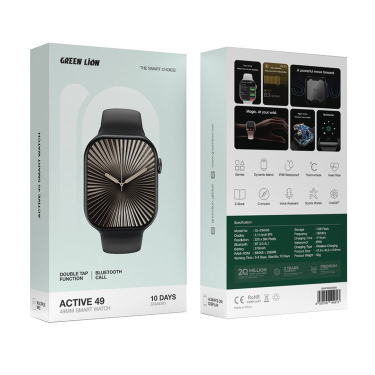 ساعت هوشمند گرین لاین مدل APY ACTIVE 49 OPTIMUM TRULY