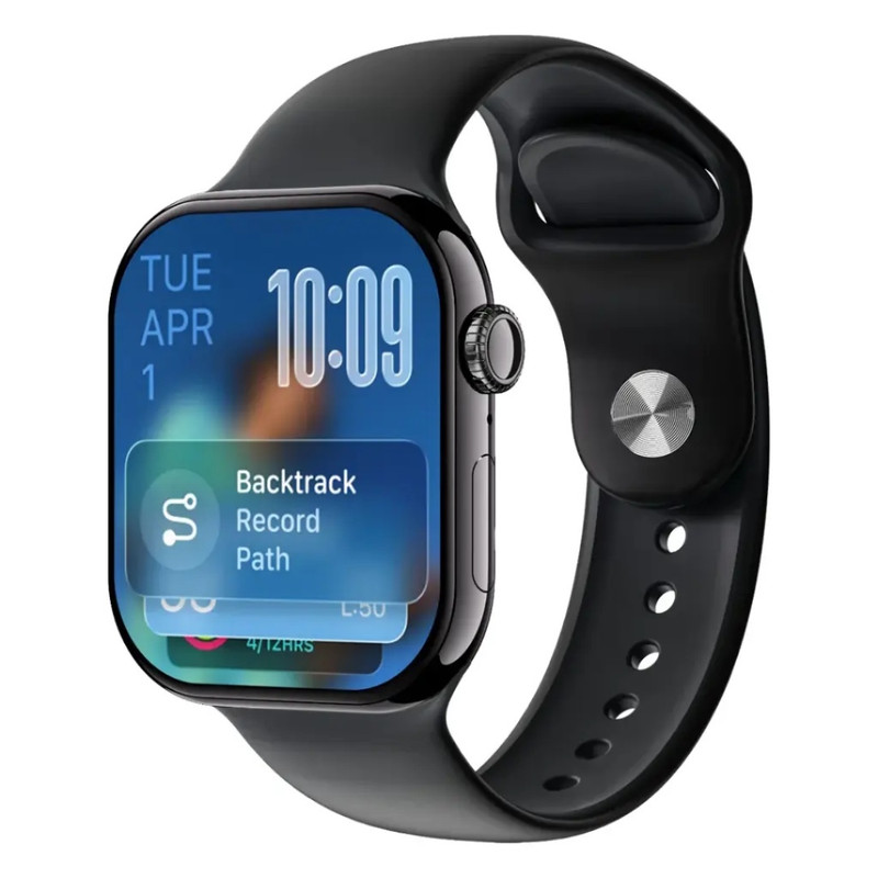 ساعت هوشمند 44 میلی متری گرین لاین مدل EMD COMMUNICATE SMART WATCH GNCO55SWTCBK بند سیلیکون