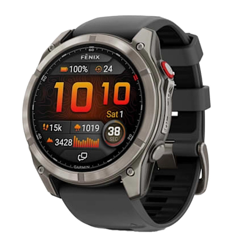ساعت هوشمند 47 میلی‌متری گارمین مدل Fenix 8 Pro با بند سیلیکونی