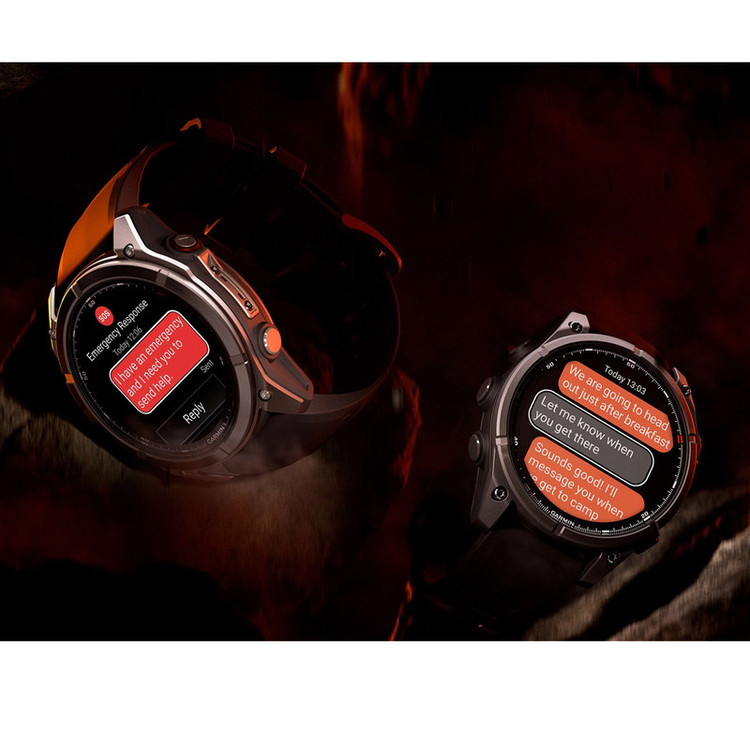 ساعت هوشمند 47 میلیمتری گارمین مدل Fenix 8 Pro با بند سیلیکونی
