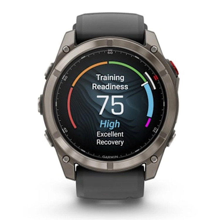 ساعت هوشمند 47 میلیمتری گارمین مدل Fenix 8 Pro با بند سیلیکونی
