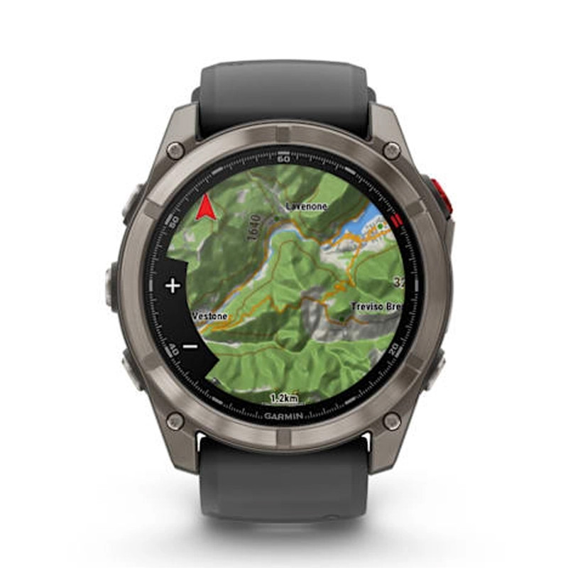 ساعت هوشمند 47 میلیمتری گارمین مدل Fenix 8 Pro با بند سیلیکونی