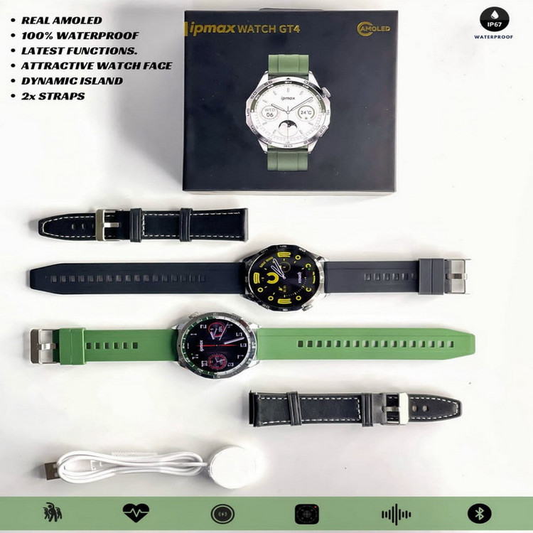 ساعت هوشمند آی پی مکس مدل WATCH GT4